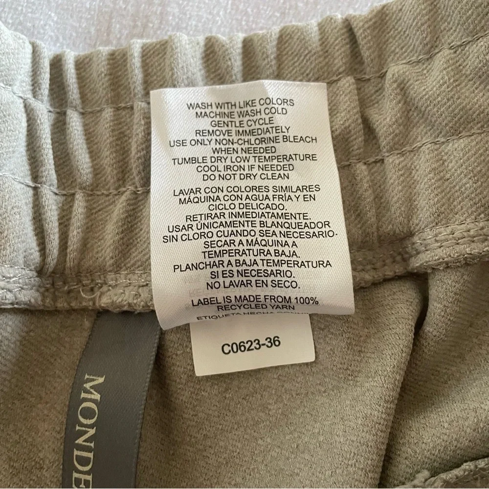Mondetta Pull on Pintuck Pants Women’s XL Beige Straight Comfort Casual Lounge - Picture 15 of 15